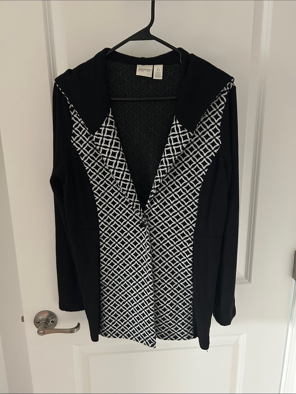 Chicos Hooded cardigan . Like new